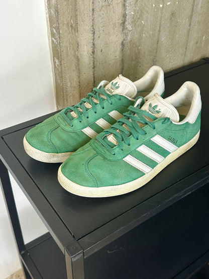 ADIDAS GAZZELLE – Green/White Suede Classic | Tg 42