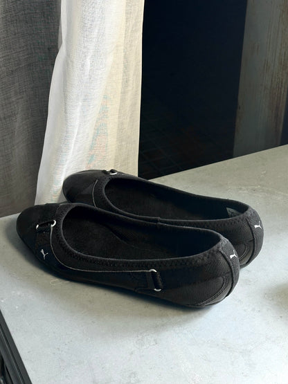 PUMA - Ballerine Nere – Modello Casual Sporty | Taglia 38½