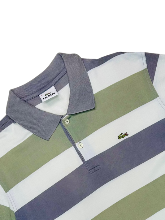 LACOSTE - Polo Verde a Righe 🐊 | manica corta