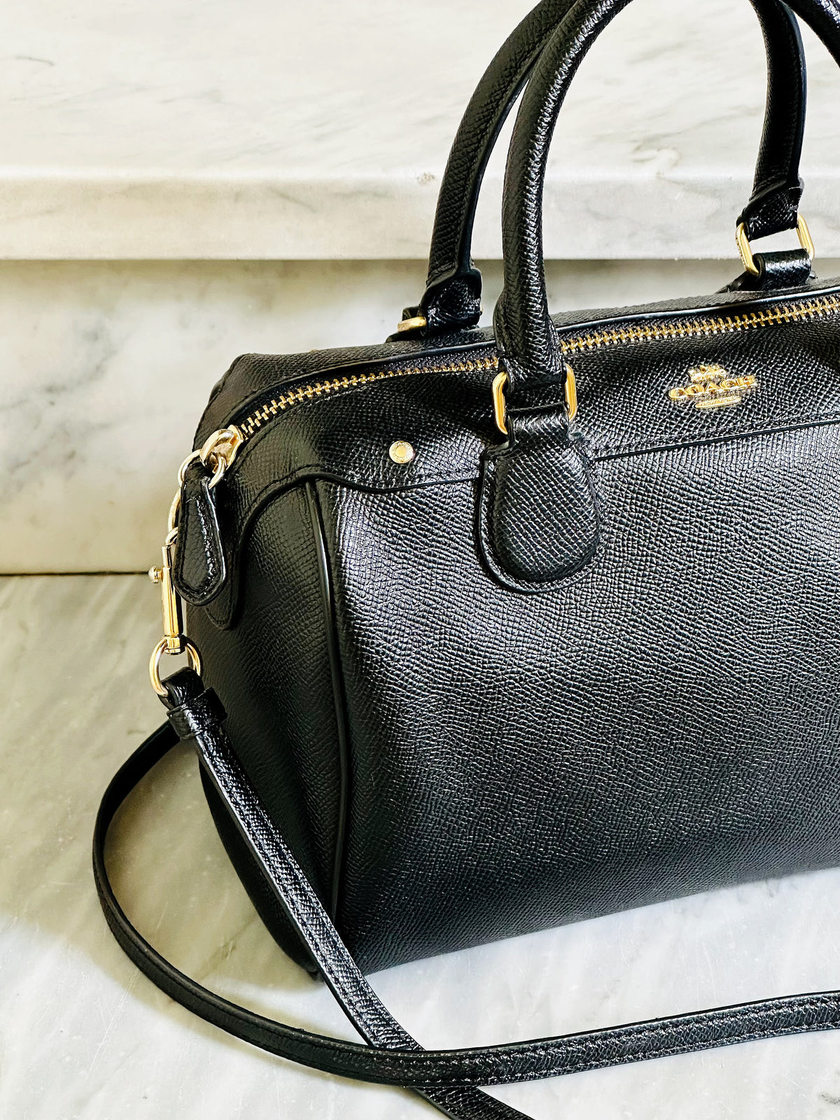 COACH - Mini Bennett Satchel F57521 in pelle nera