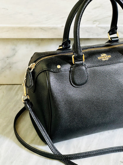 COACH - Mini Bennett Satchel F57521 in pelle nera
