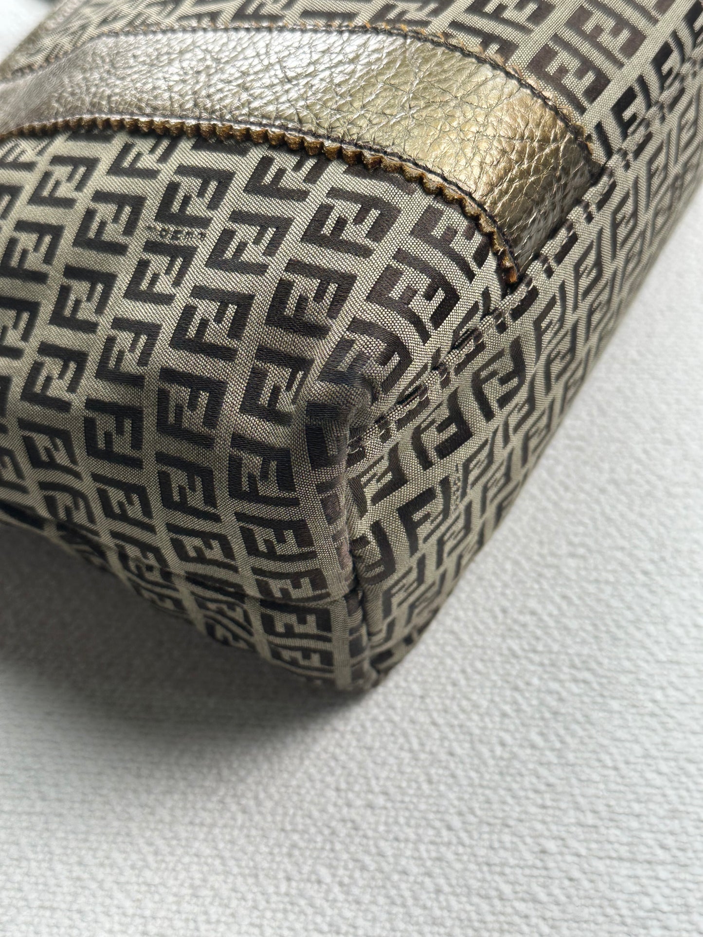 FENDI - Shopper Zucca Canvas & Leather