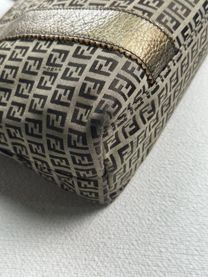 FENDI - Shopper Zucca Canvas & Leather