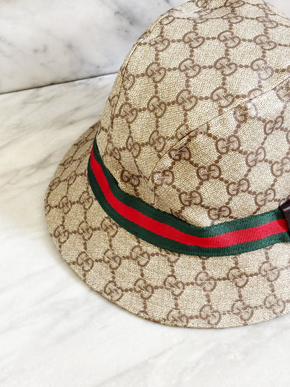 GUCCI - Cappello GG Supreme con Web Stripe