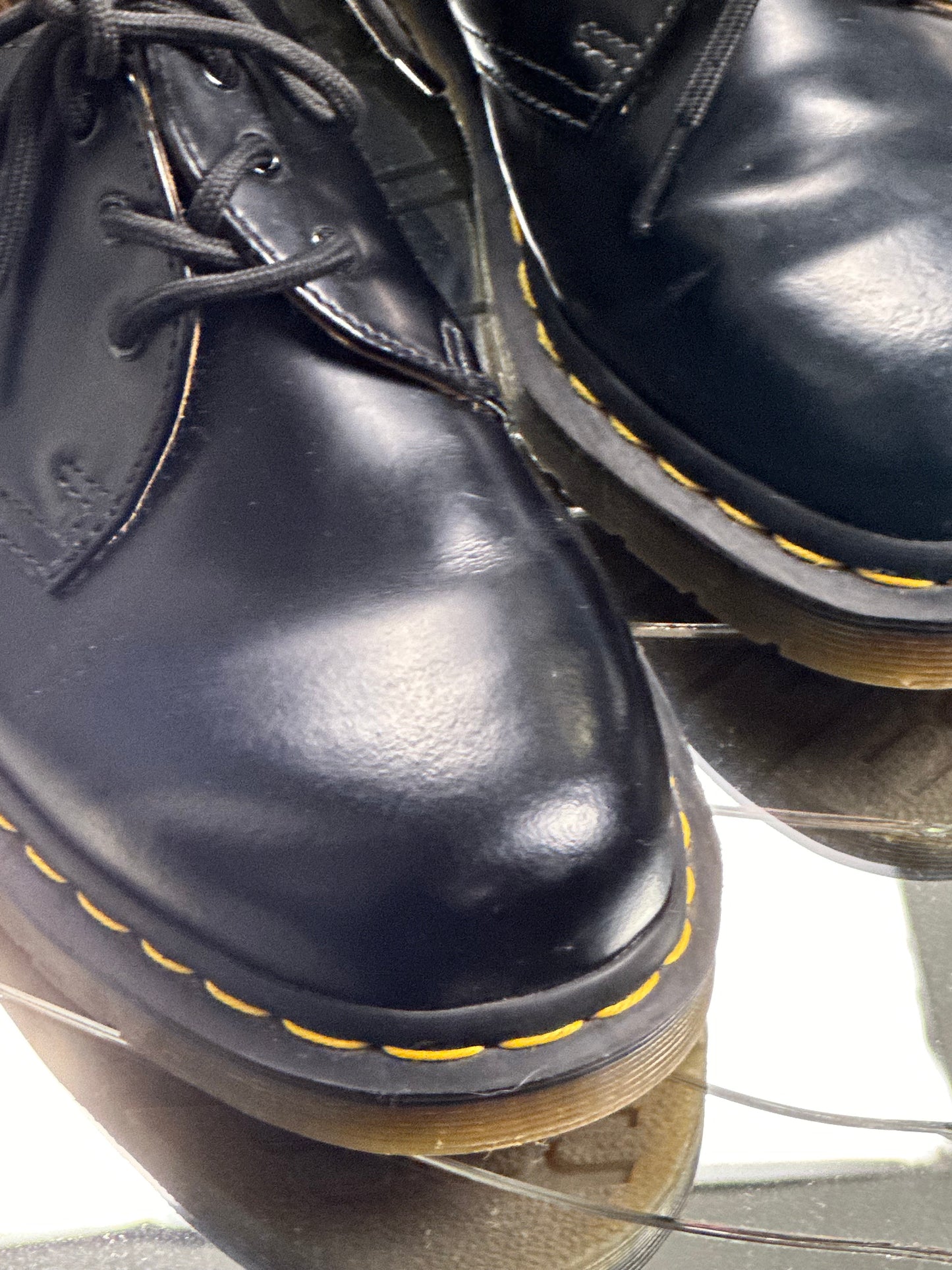Dr. Martens 1461 - Derby Smooth Black 3 occhielli in Pelle Nera | Tg 39