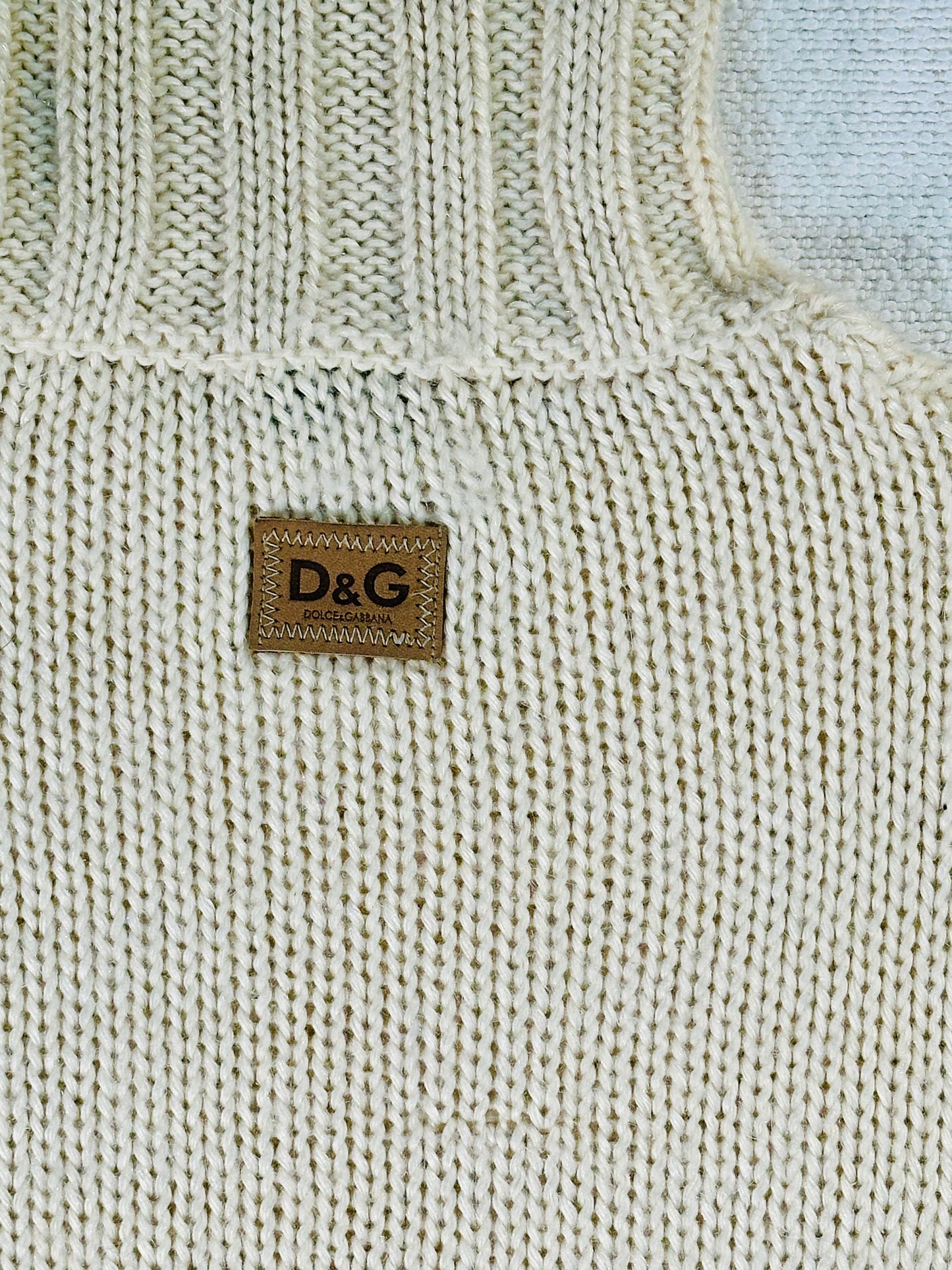 DOLCE&GABBANA - Maglione sagomato collo alto