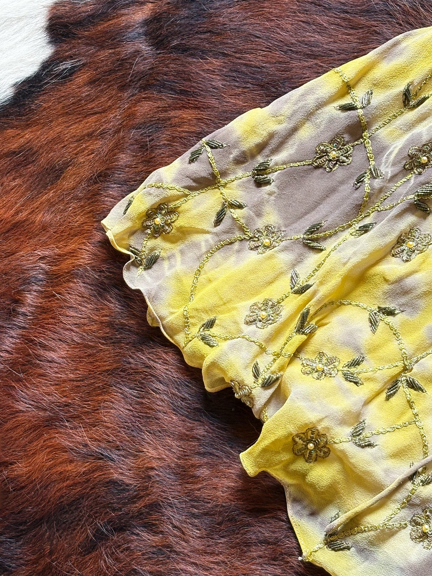 Abito Halter in Seta Ricamata con Perline – Archive Y2K Couture | Nuovo con Cartellino