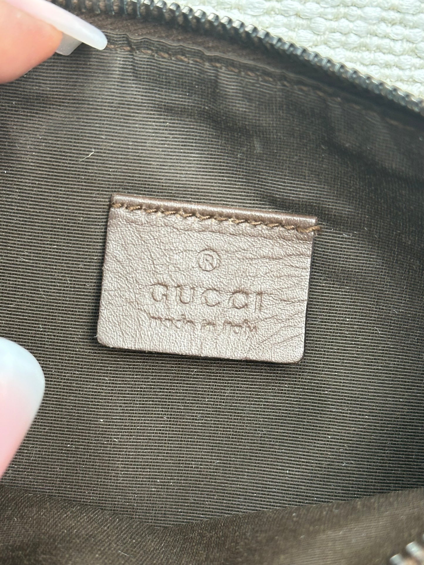 GUCCI - Pochette Abbey in Tela Monogram