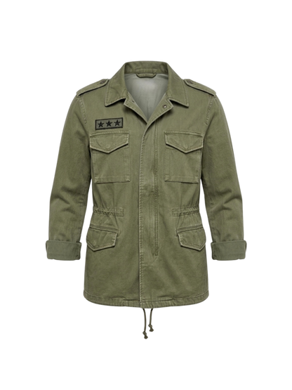 Giacca Utility Military Verde Oliva – Cotton Field Jacket