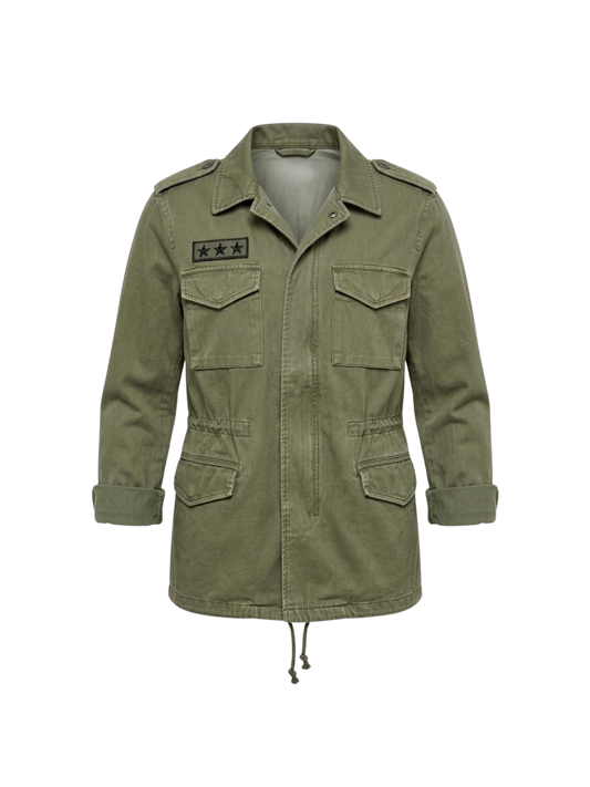Giacca Utility Military Verde Oliva – Cotton Field Jacket