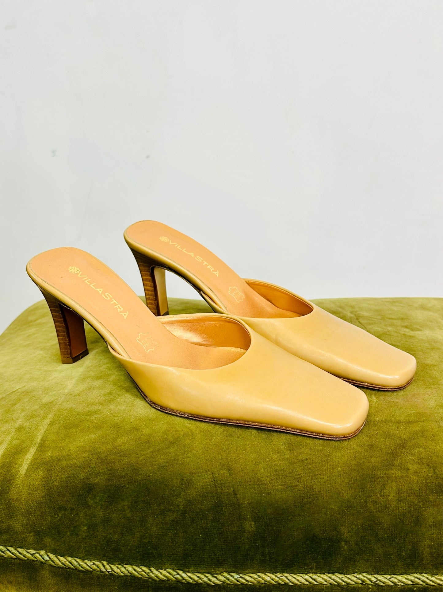 Mules vintage in vera pelle Villastrà – Made in Italy | Taglia 36
