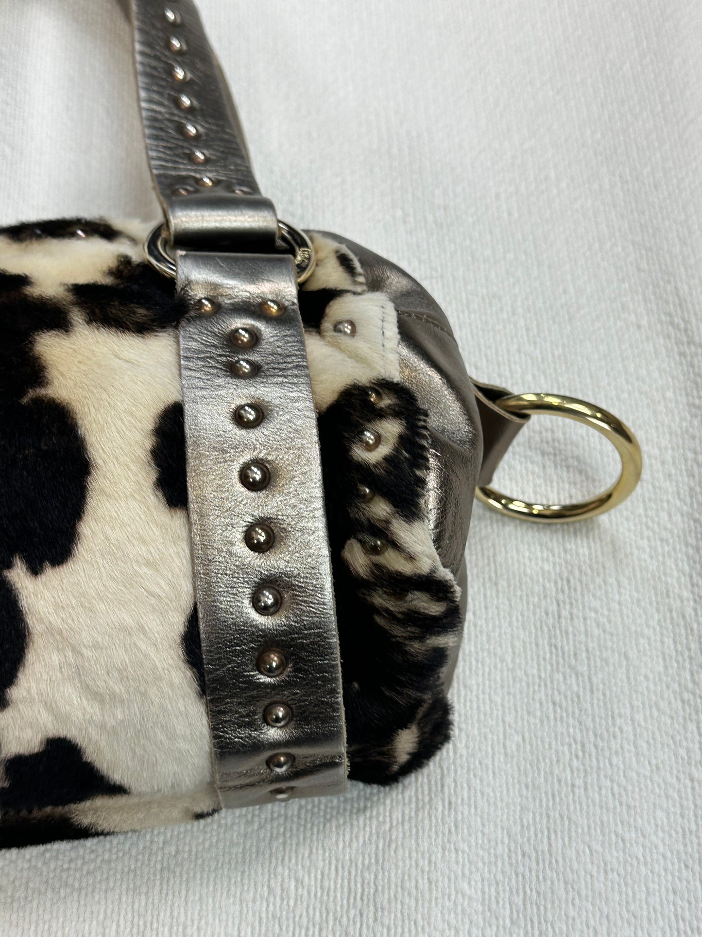 DOLCE & GABBANA – Mini Barrel Cowhide Studded Edition