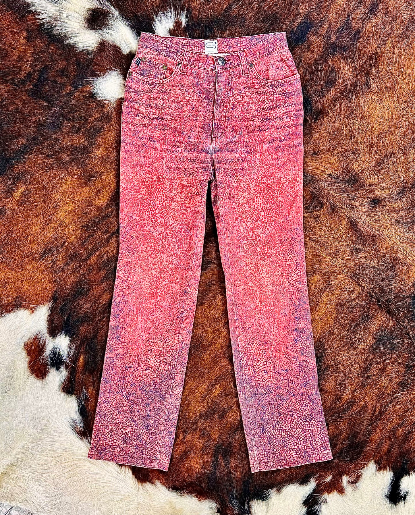 JUST CAVALLI - Pantaloni jeans animalier