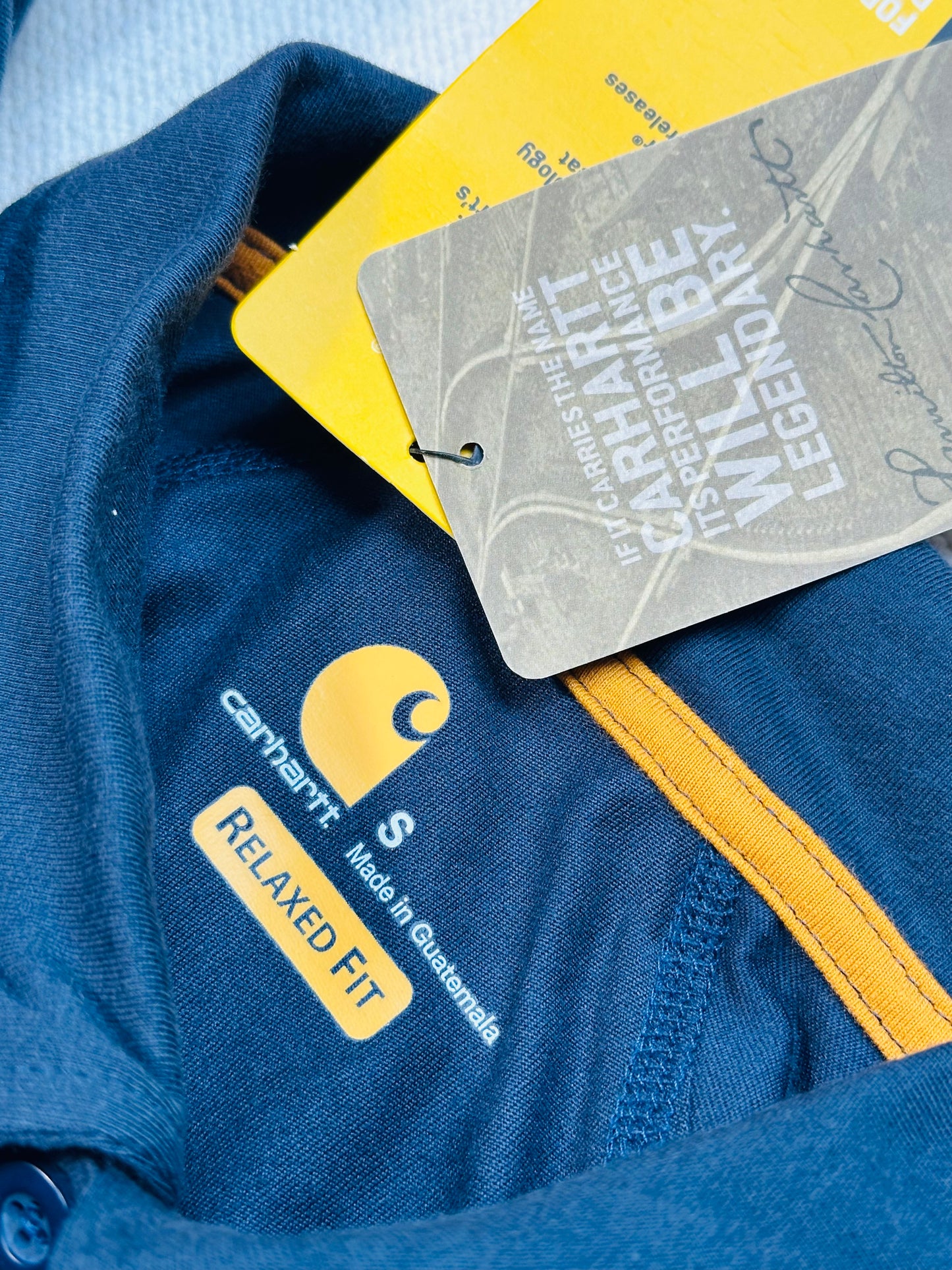 CARHARTT - Polo Force Delmont Blu Navy | S