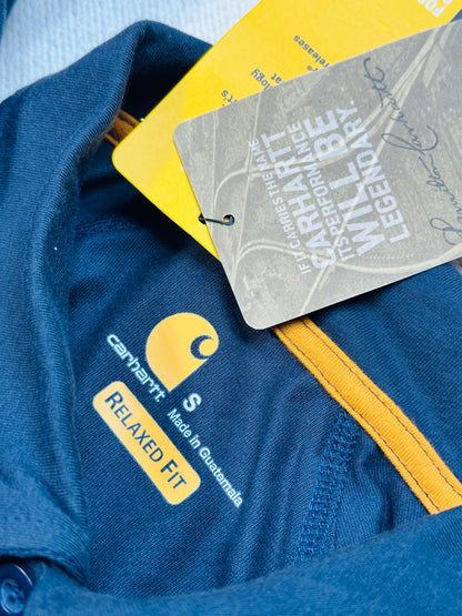 CARHARTT - Polo Force Delmont Blu Navy | S