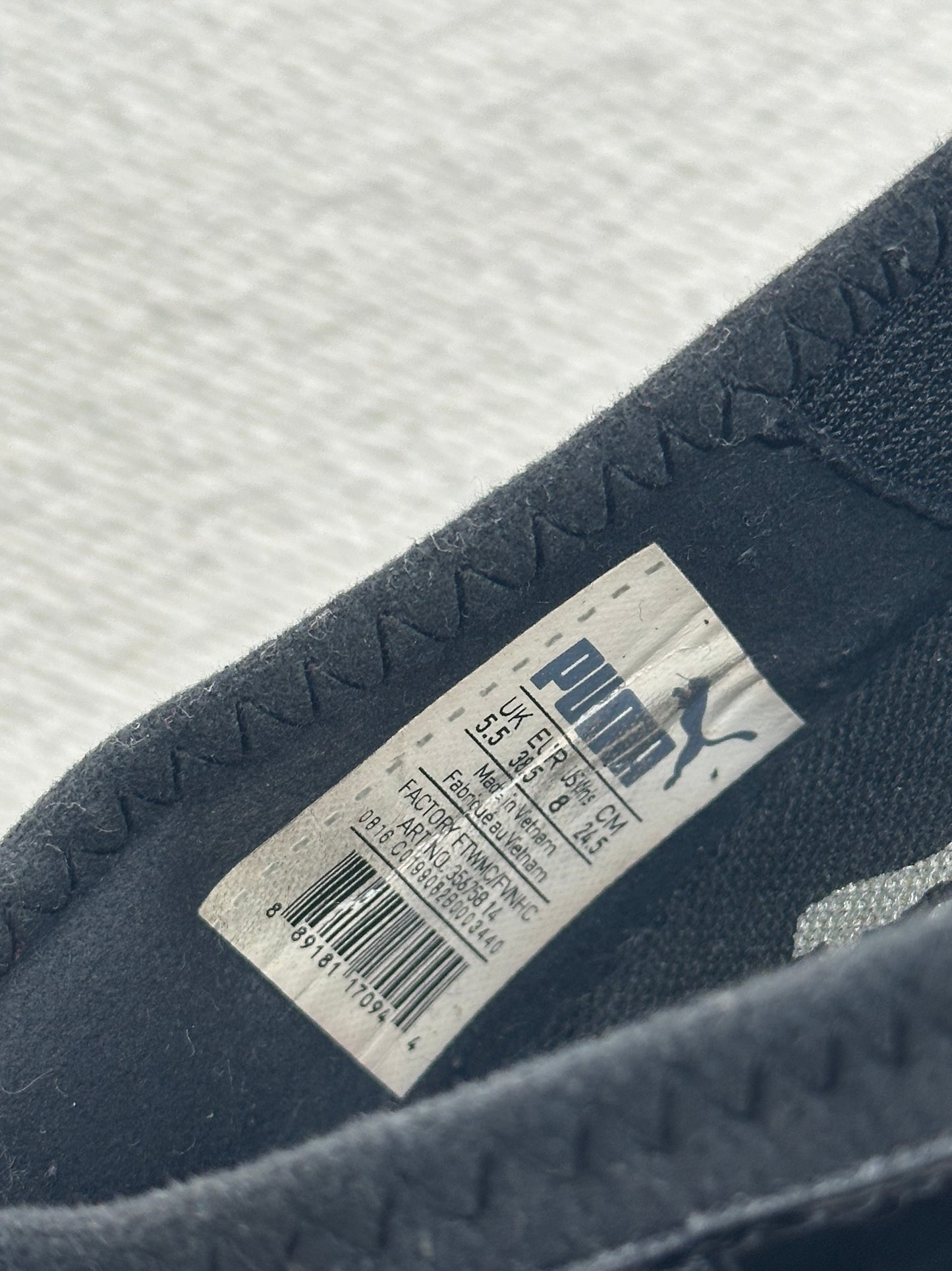 PUMA - Ballerine Nere – Modello Casual Sporty | Taglia 38½