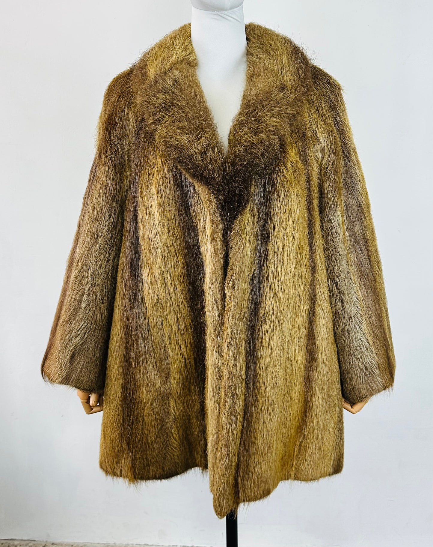 Pelliccia Castoro Miele
