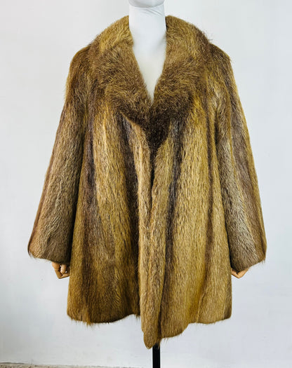 Pelliccia Castoro Miele