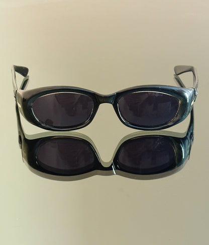 GUCCI - GG 2432/S – Occhiali da sole vintage neri Y2K Made in Italy