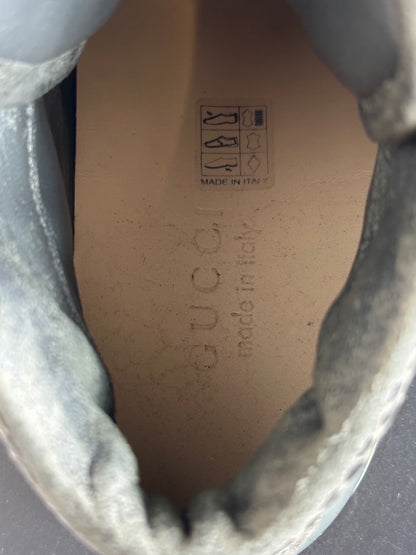 GUCCI - Sneakers High-Top in Pelle Scamosciata – Logo GG Laterale | Tg 42