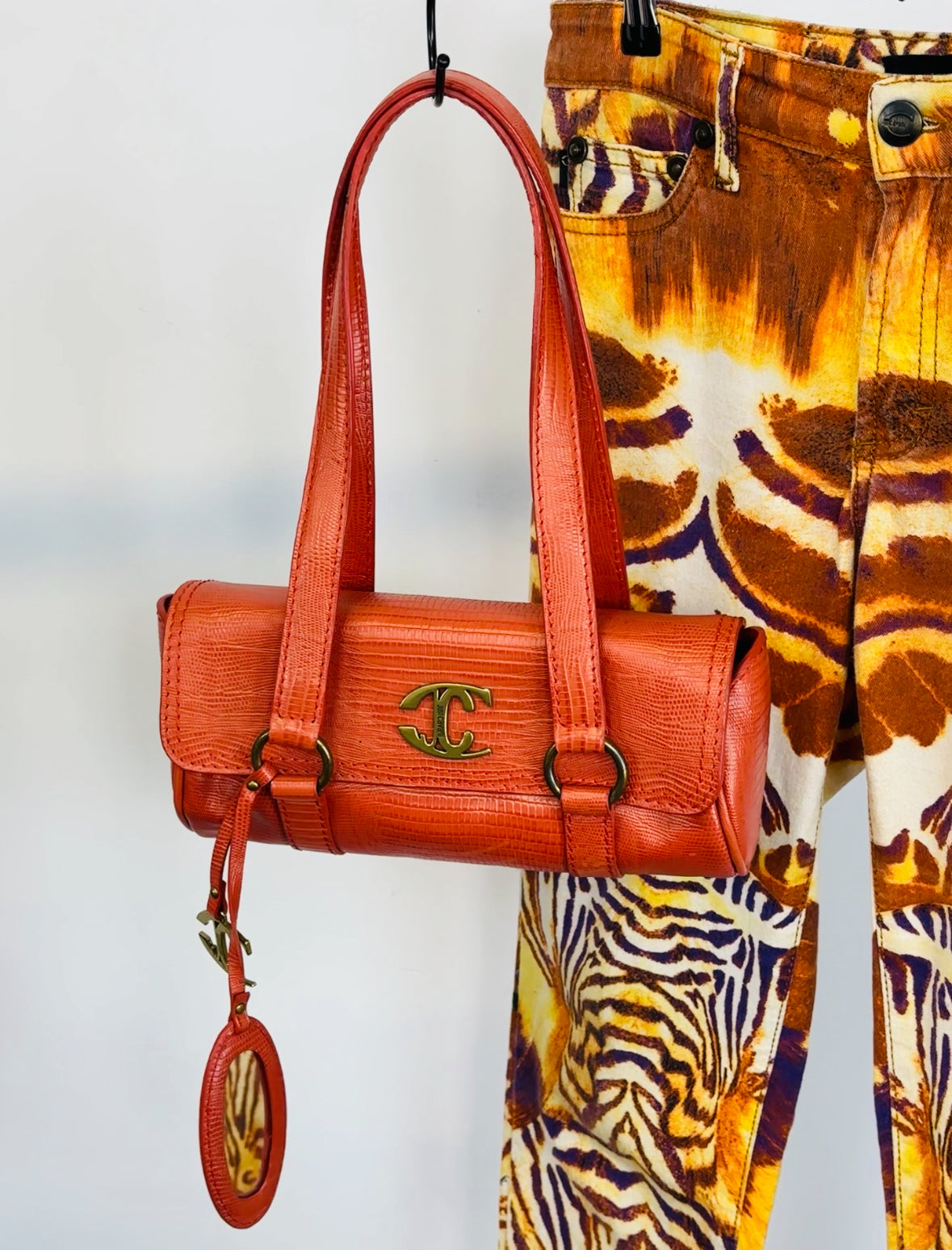 JUST CAVALLI  - Pochette a spalla Animalier 🐍