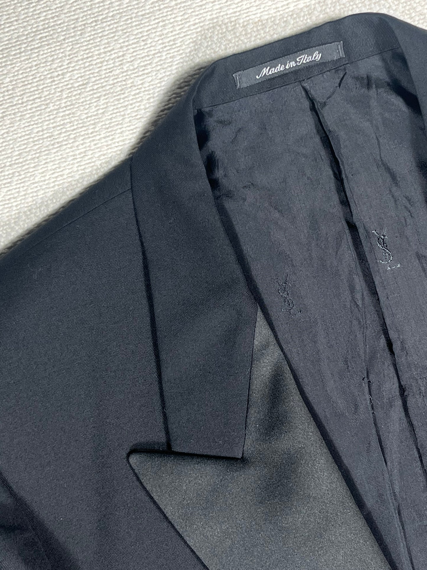 YVES SAINT LAURENT - Giacca smoking nera