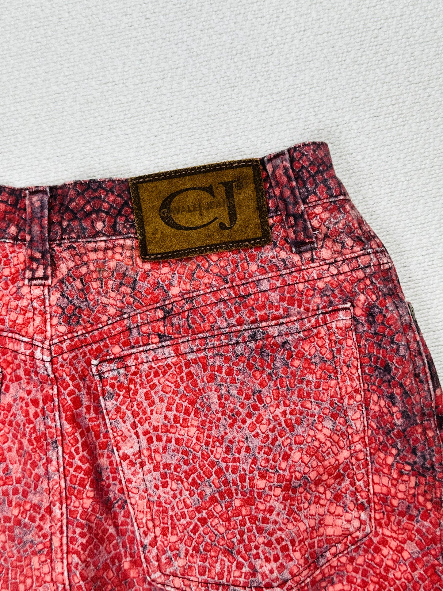 JUST CAVALLI - Pantaloni jeans animalier