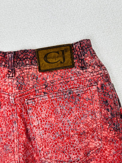 JUST CAVALLI - Pantaloni jeans animalier