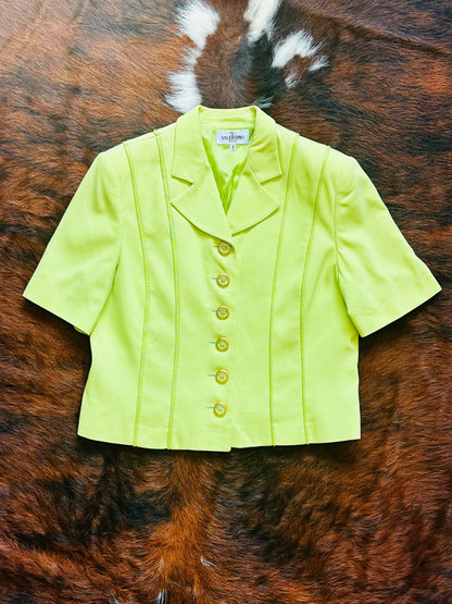 VALENTINO - Miss V Giacca Lime Vintage – Made in Italy