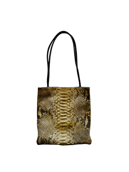 Borsa a spalla in pitone