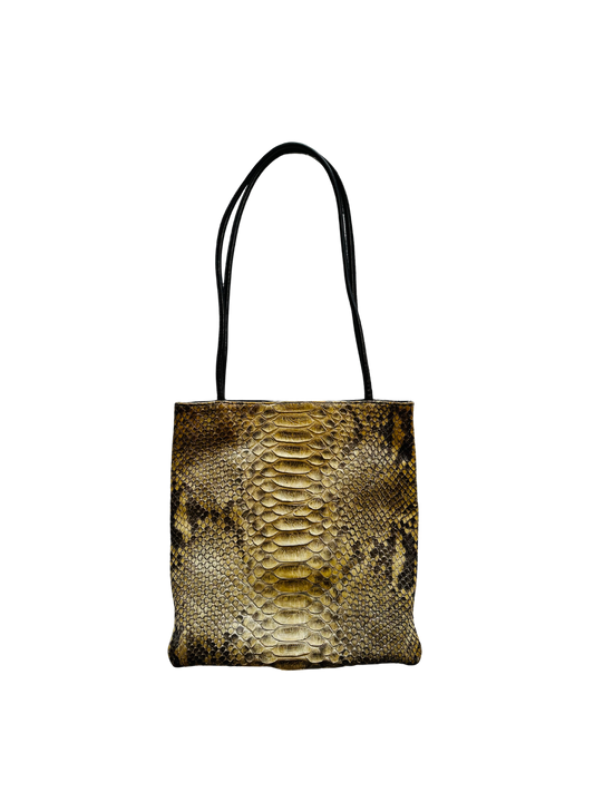 Borsa a spalla in pitone