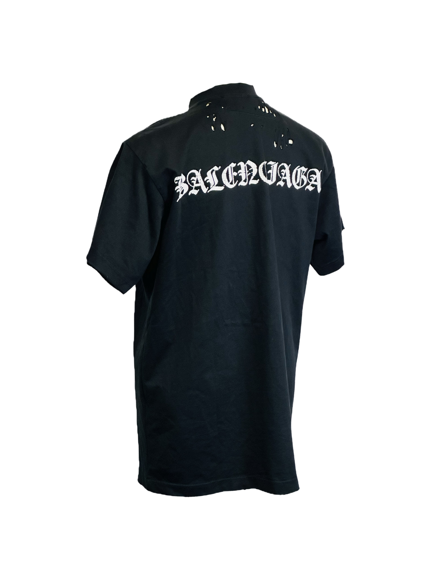 BALENCIAGA - T-Shirt Gothic Logo” Unisex – (fit oversize)