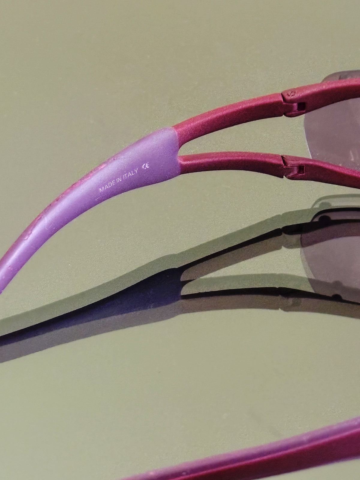 ZERO EYEWEAR - Occhiali da sole vintage sportivi H92 Made in Italy – Rosa / Viola Y2K