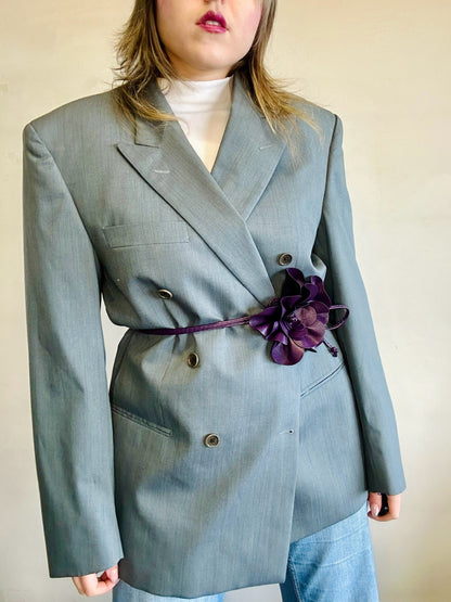 Blazer doppio petto in pura lana vergine
