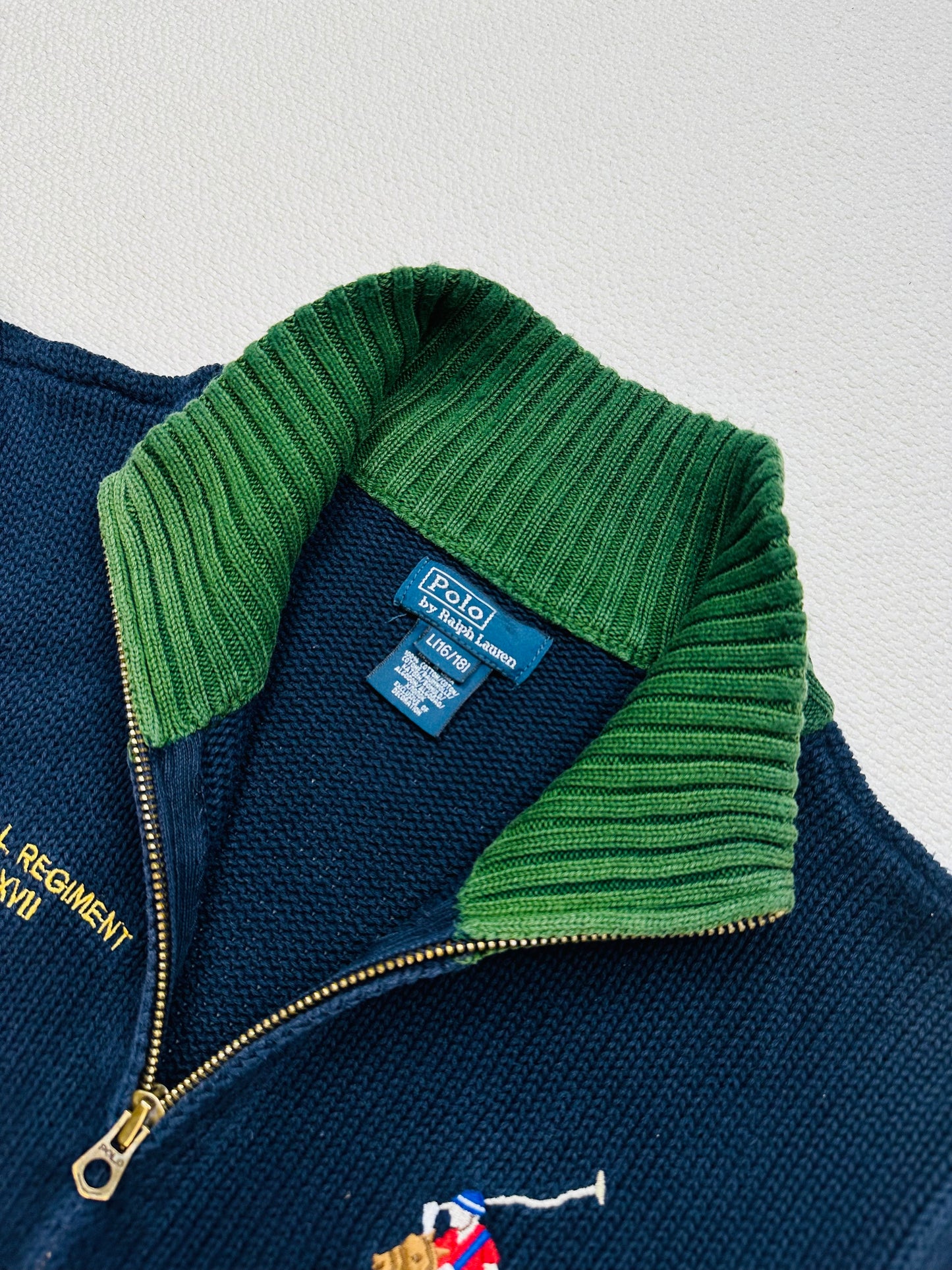 POLO RALPH LAUREN -  DESCRIZIONE Maglione con zip