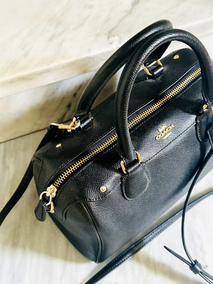 COACH - Mini Bennett Satchel F57521 in pelle nera
