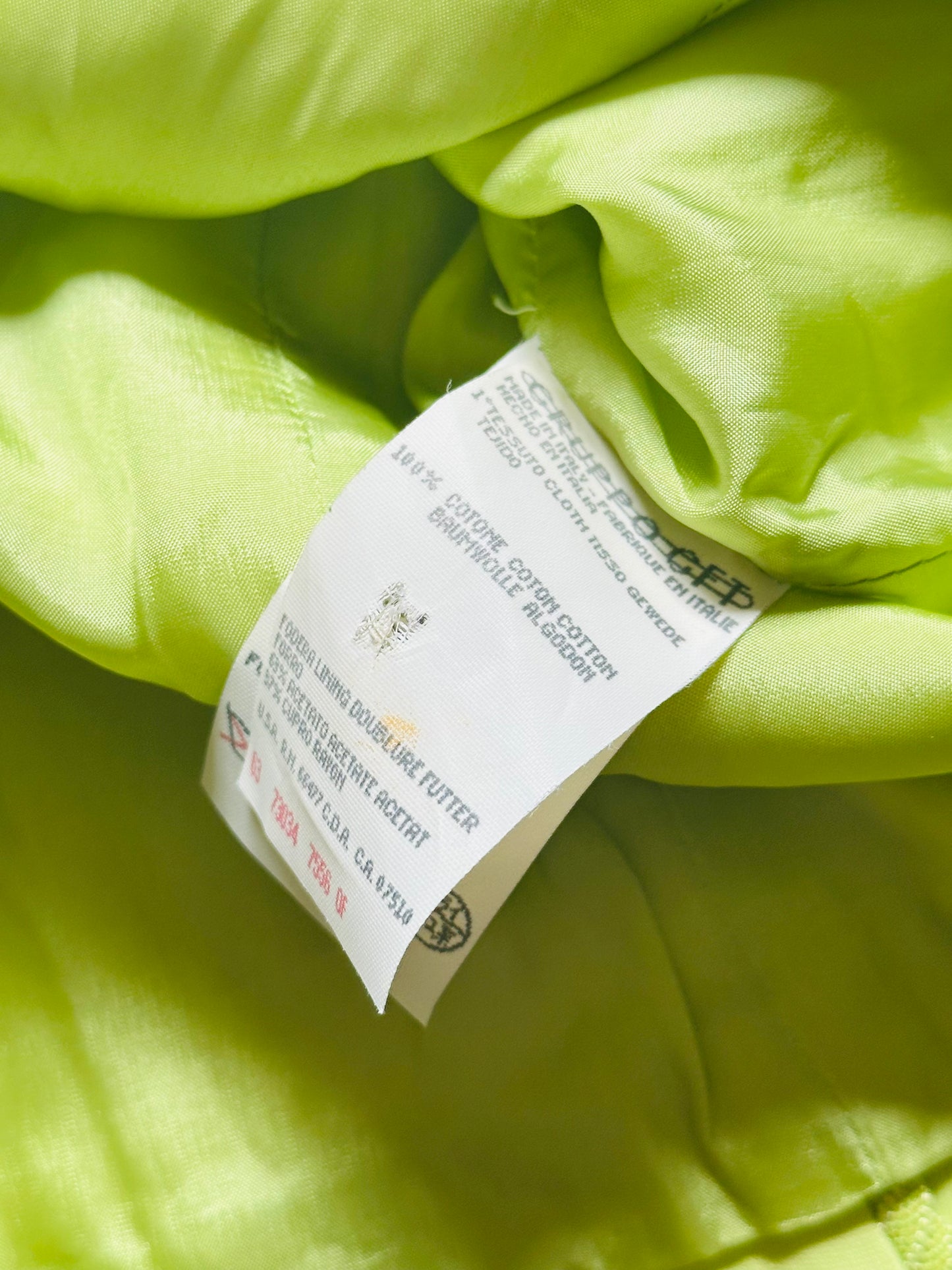 VALENTINO - Miss V Giacca Lime Vintage – Made in Italy