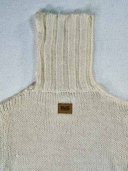 DOLCE&GABBANA - Maglione sagomato collo alto