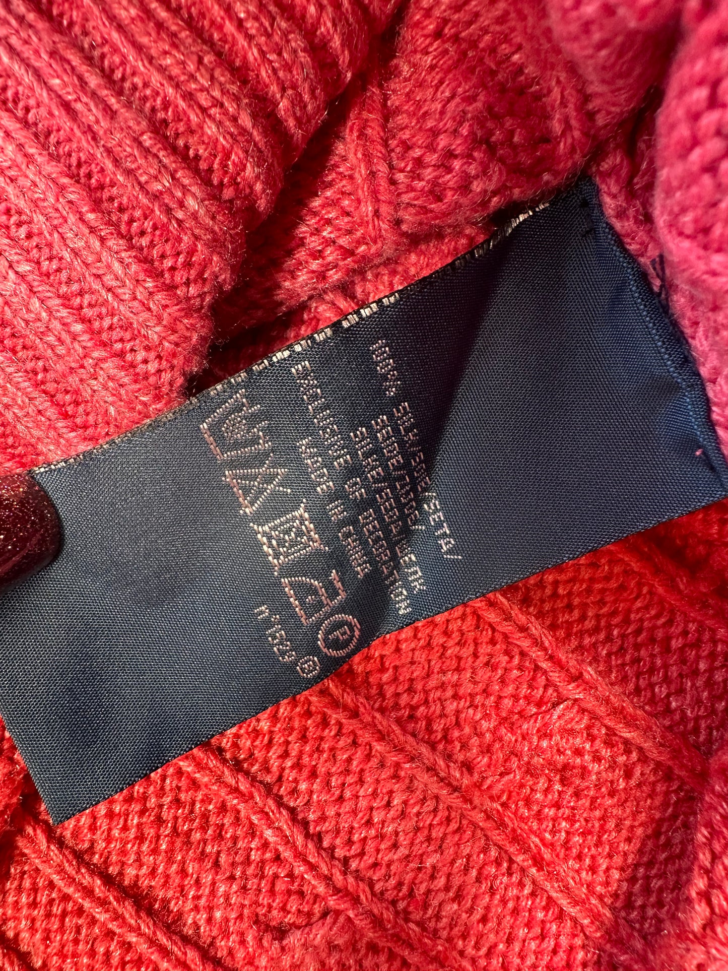 POLO RALPH LAUREN - Pullover rosa fragola 🍓 con trecce