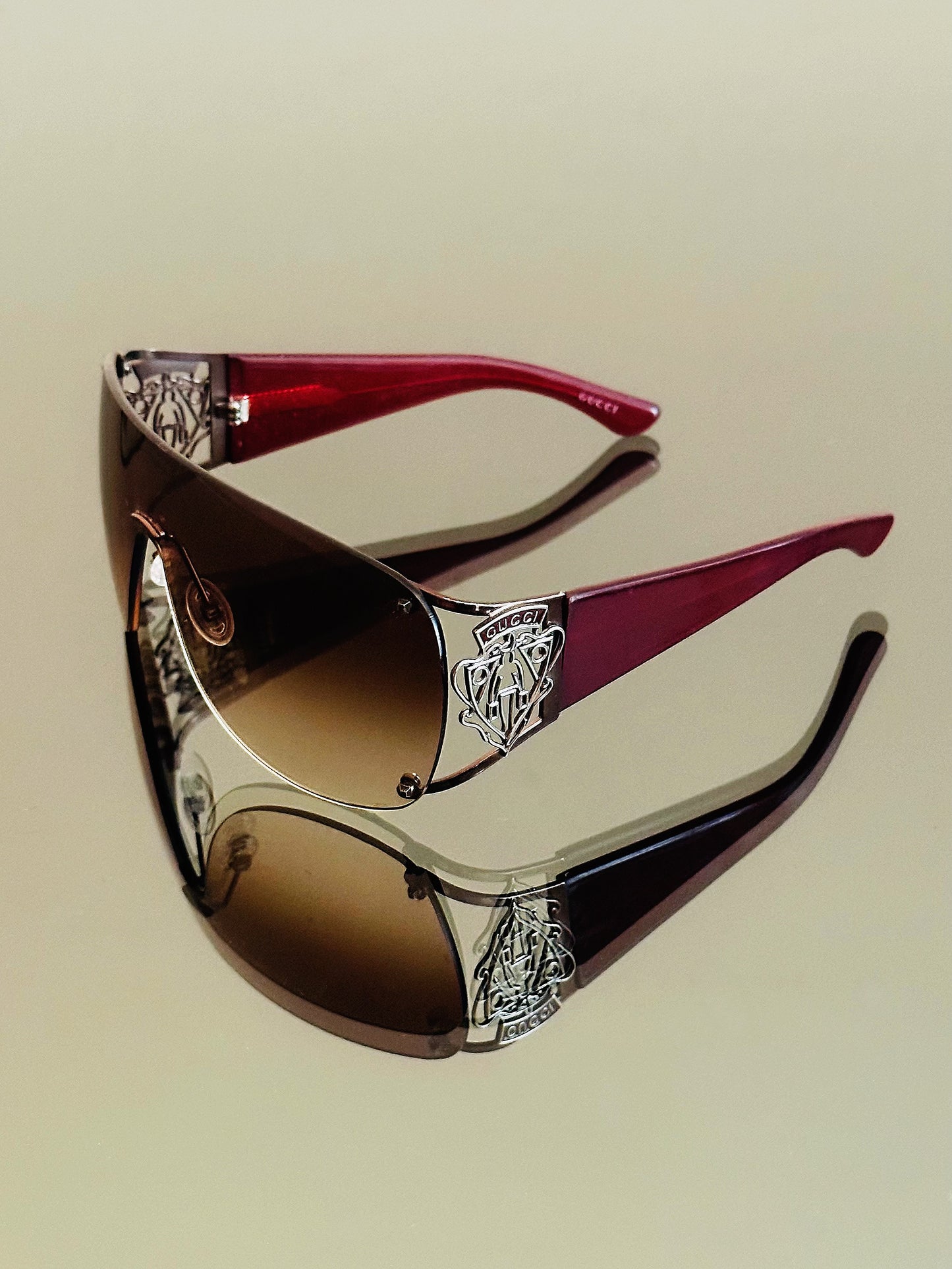 GUCCI - GG 2841/S Shield Sunglasses – Made in Italy