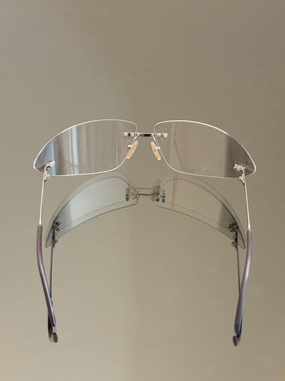 ROBERTO CAVALLI - Occhiali da sole vintage Demetra 63S – Rimless Y2K Made in Italy