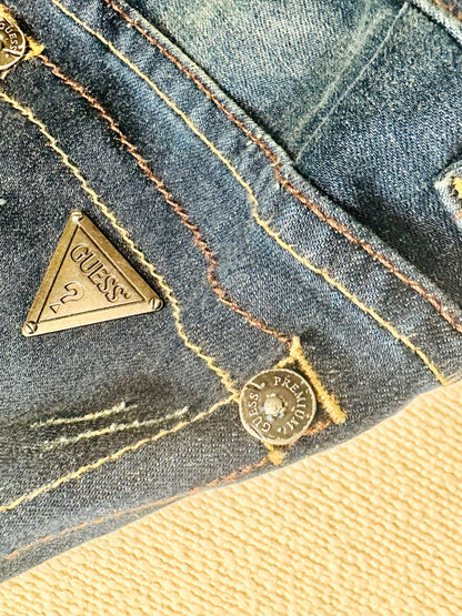 GUESS - Abito corsetto anni 2000 in Denim
