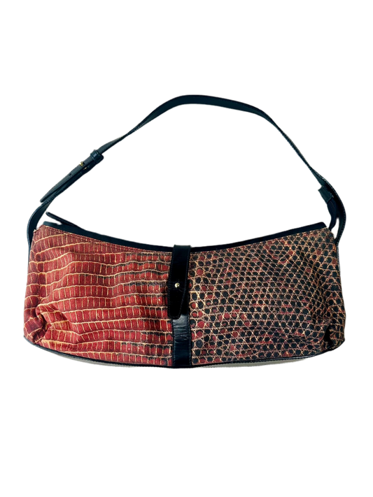 ROBERTO CAVALLI  - Baguette pochette Animalier 🐍