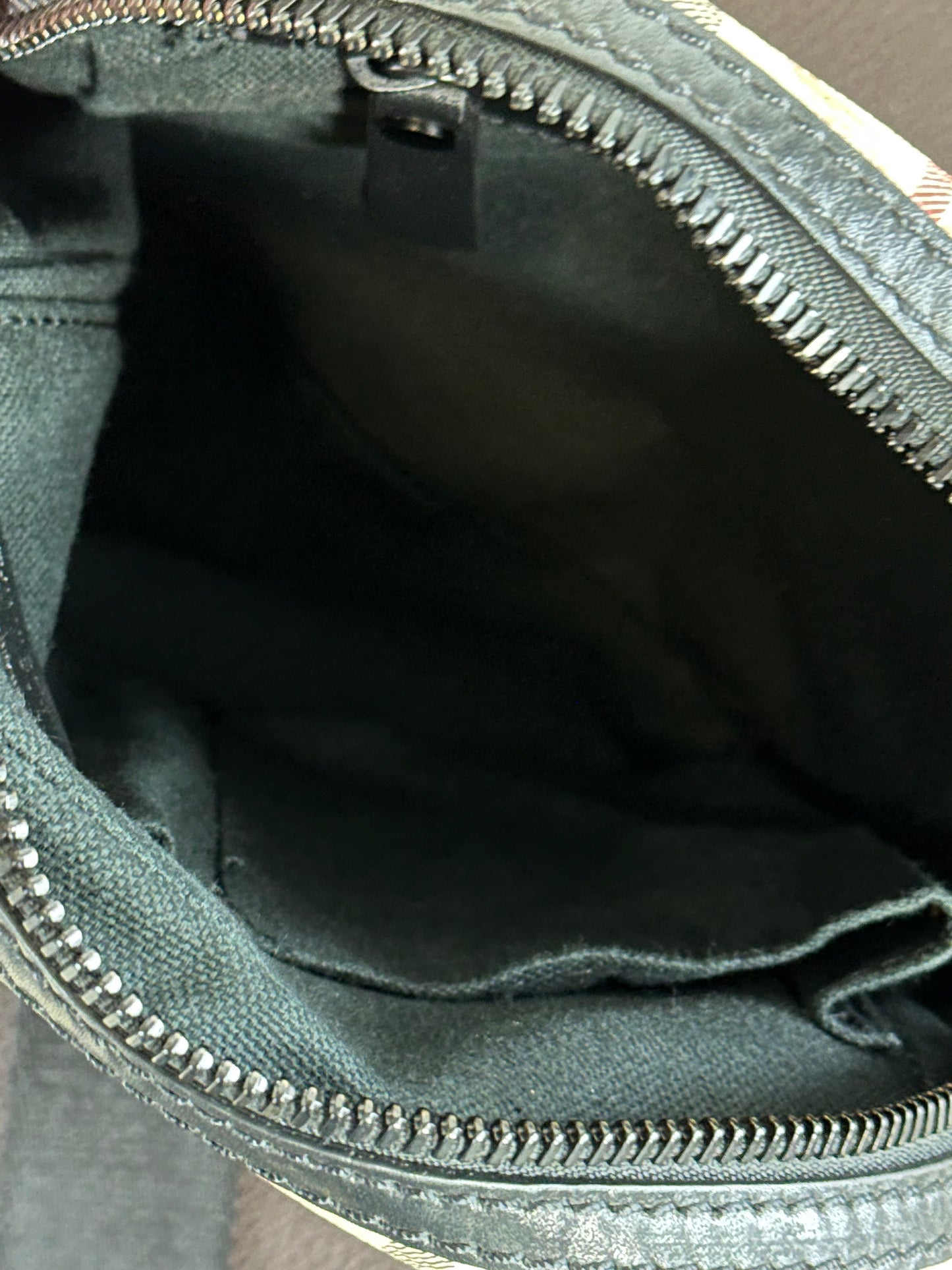 BURBERRY - Borsa Check Vintage Messenger | Canvas Beige e Nero