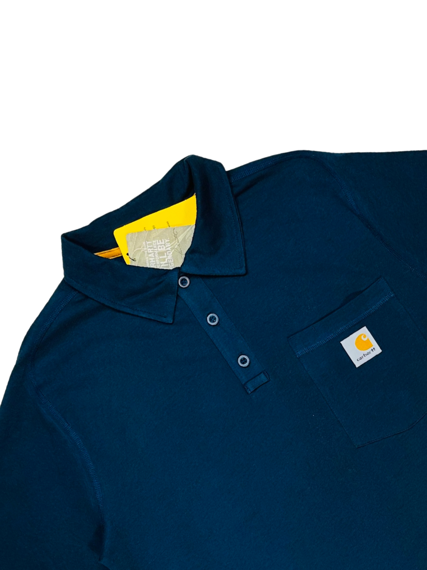 CARHARTT - Polo Force Delmont Blu Navy | S