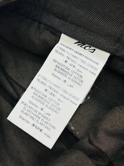 MCS Marlboro Classics - Gonna in Velluto a Coste Marrone con Cintura | Tg. 44 IT