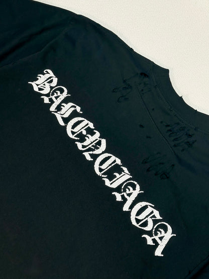 BALENCIAGA - T-Shirt Gothic Logo” Unisex – (fit oversize)