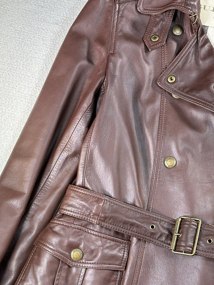 BURBERRY - Trench in pelle