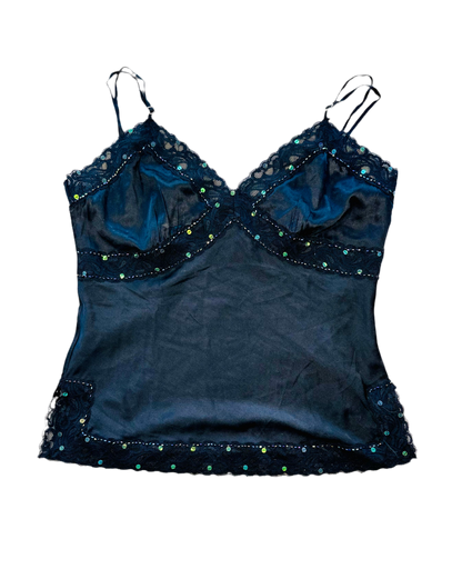 Y2k paillettes top