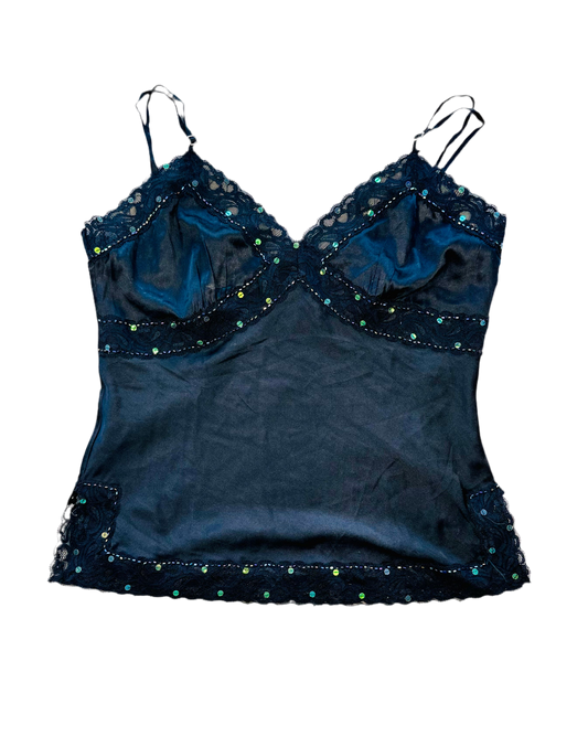 Y2k paillettes top